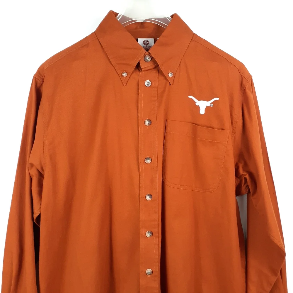 University Co-Op Campus Wear Texas Longhorns Shirt 100% Cotton Burnt Orange M_2